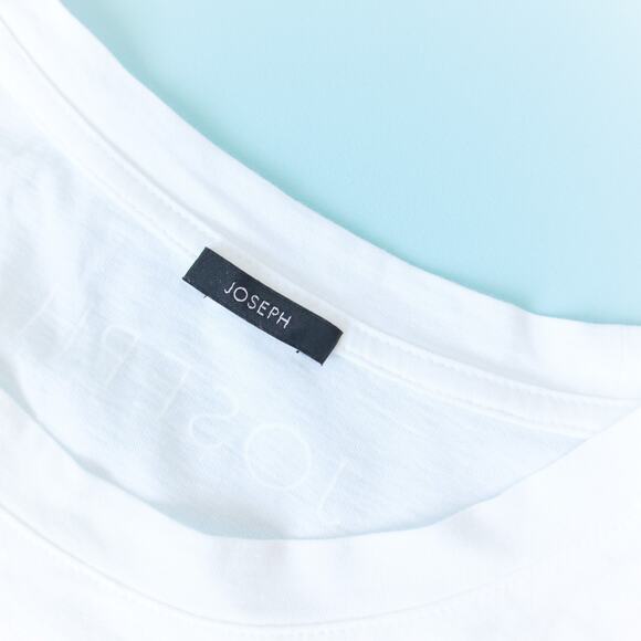 Joseph White 100% Organic Cotton Basic T-Shirt Womens Size Small Crewneck - Picture 4 of 10